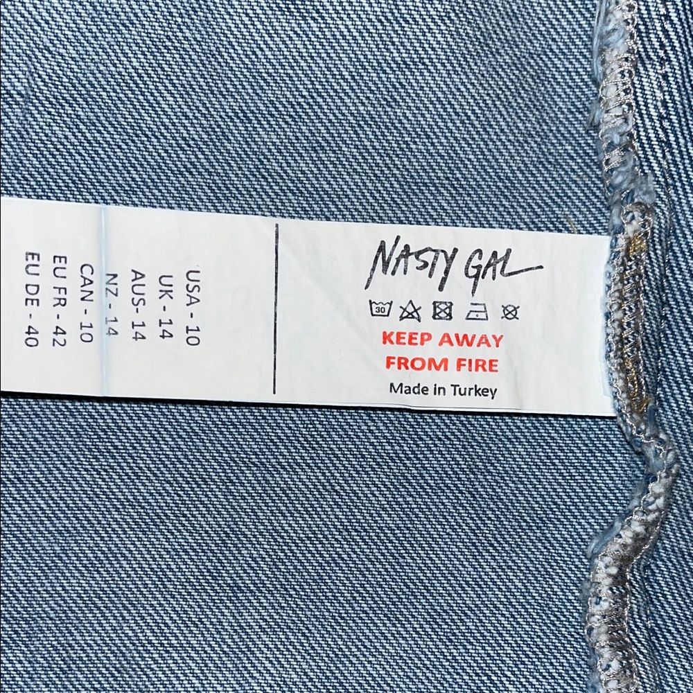 Nasty Gal Blue Denim Bustier Top - Picture 5 of 5